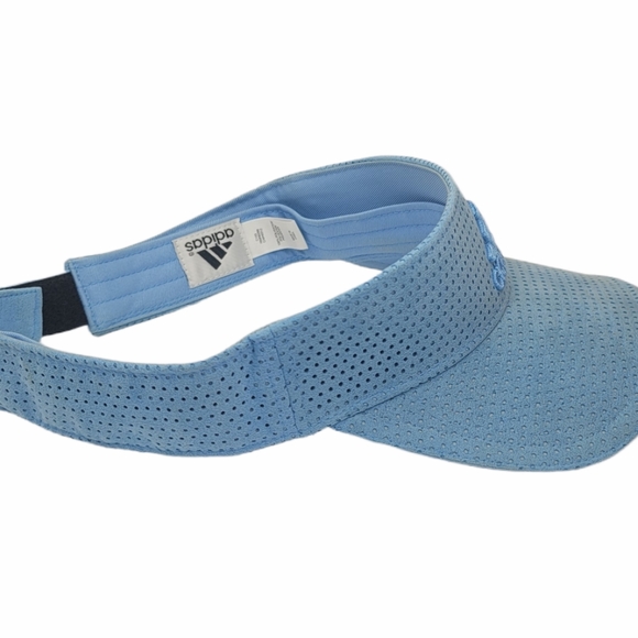 Adjustable C153 Adidas Blue Visor Cap Hat Tennis C - Picture 5 of 8